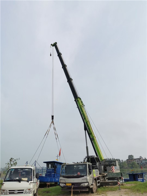 广阳区桥梁建设吊装案例